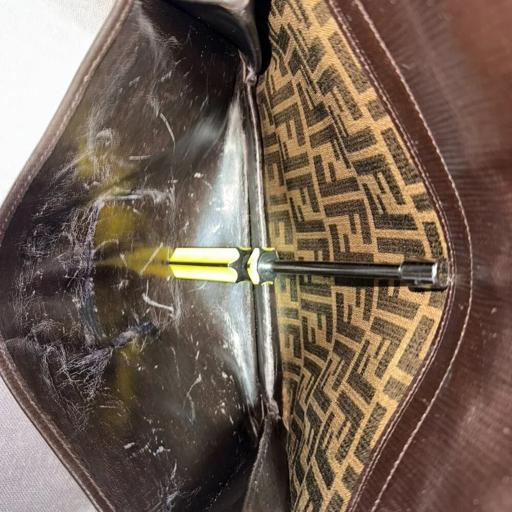 **Authentic** Fendi Messenger Bag - Picture 5 of 10